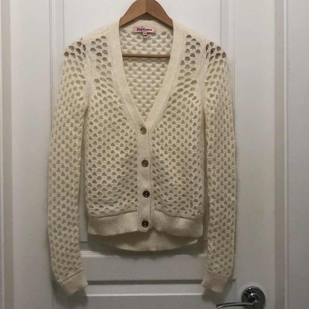 Juicy Couture Sheer Cardigan - Size XS